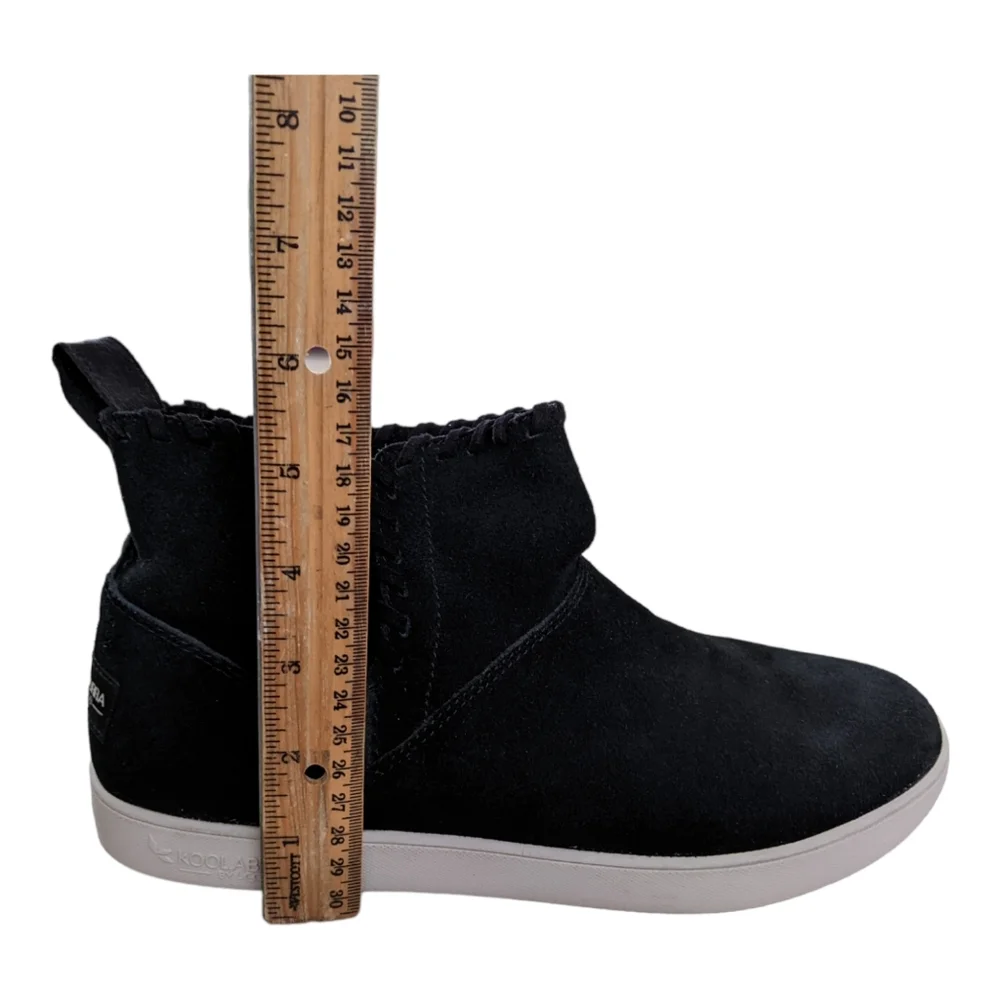 Koolaburra by UGG Women's Rylee Bootie Size 8 Black Suede 1092578